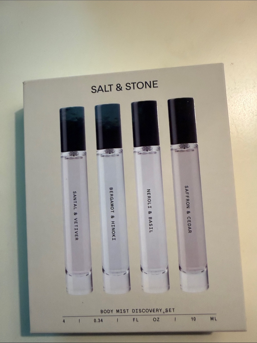 Salt & Stone Women’s Makeup Setting Mist Trio – White